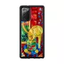 Hoesje iKins voor Samsung Galaxy Note 20 met rood kat-en-visdesign