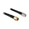 Coaxkabel DeLOCK 88684 RP-SMA recht 1m zwart