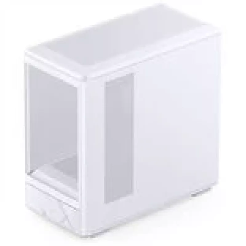 Jonsbo D200 witte mATX mid-tower-behuizing met gehard glas en mini temp-display