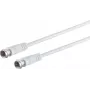 ShiverPeaks SAT-kabel F-stekker naar F-stekker, 10 m, wit (TR80098-128)