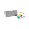 AIO-waterkoeling Montech Hyper Flow ARGB 240 mm wit — 240 mm radiator, ARGB-verlichting, witte uitvoering