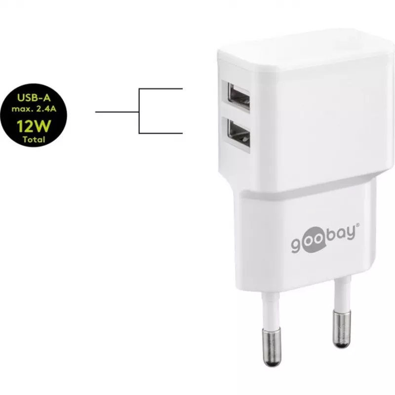 Goobay 44985 mobiele telefoonkabel wit