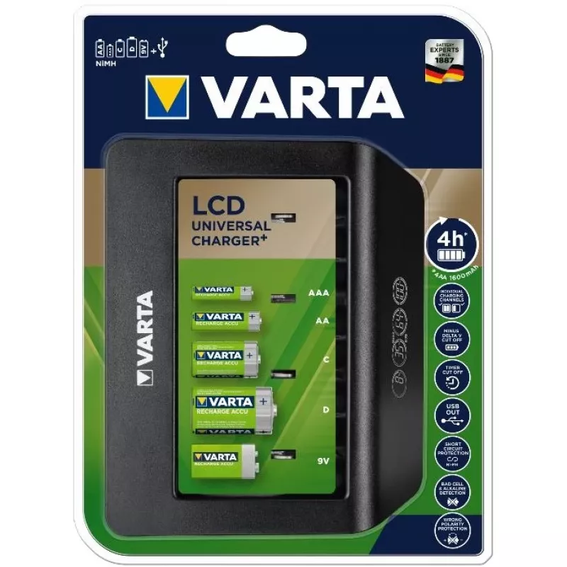 Batterijlader Varta Universal Charger+