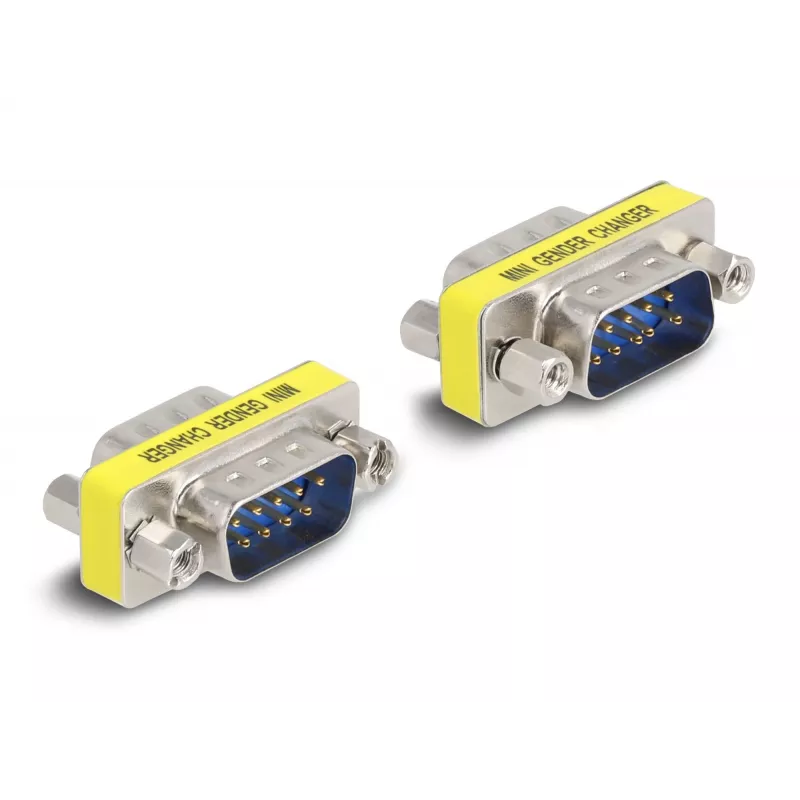 D-Sub 9-polige adapter stekker naar stekker DeLOCK 66464