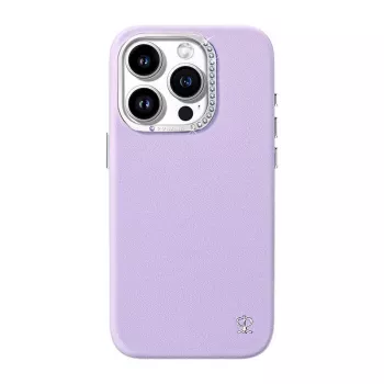 Beschermhoes Joyroom PN-15F1 voor iPhone 15 Pro Max, paars, passend met uitsparingen