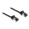 Netwerkkabel DeLOCK RJ45-kabel stekker naar stekker Cat.8.1 2 m zwart