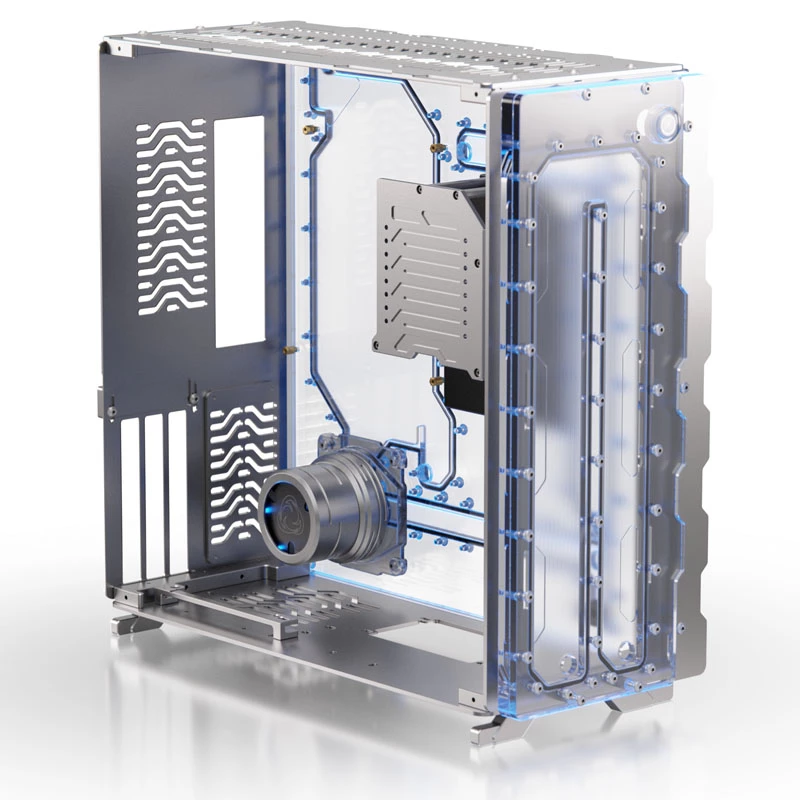 Distro Plate Triton Wraith 2.0 Elite — Distro Plate, zilveren oppervlak