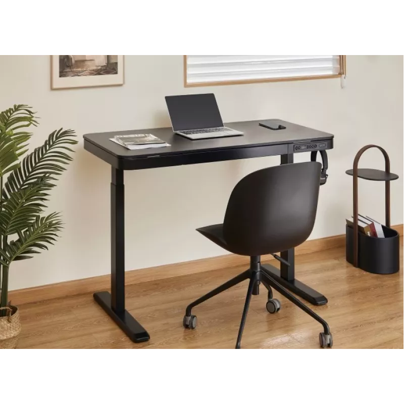 In hoogte verstelbaar bureau Up Up Balder II zwart