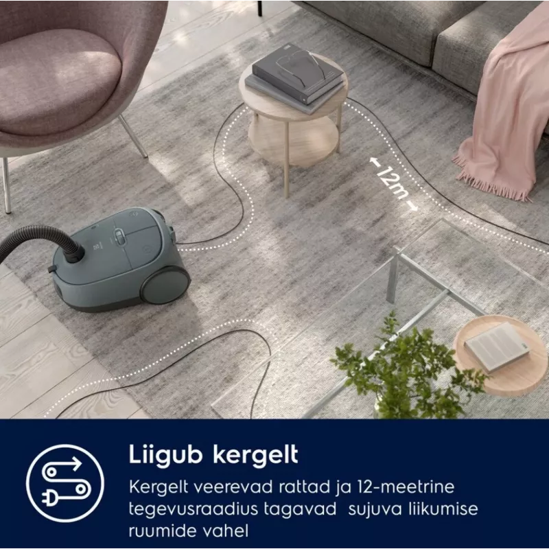 Electrolux EB61C1OG stofzuiger, 3,5 L stofzak, 850 W
