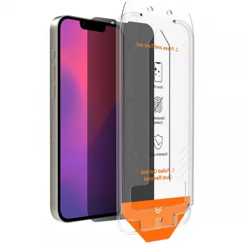 4smarts Second Glass Privacy-displayschermfolie Apple iPhone 13 13 Pro 14 16e gehard glas