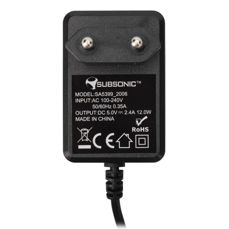 Wandlader SUBSONIC SA5399 15W compact ontwerp voor Switch-apparaten
