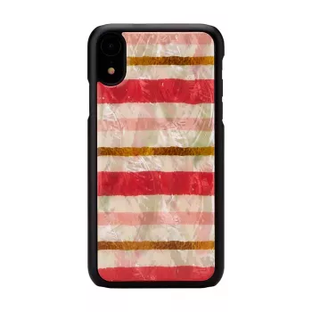 Smartphonehoesje iKins voor iPhone XR — short cake-design, zwart