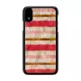 Smartphonehoesje iKins voor iPhone XR — short cake-design, zwart