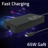 QOLTEC oplader 65W GaN Super Fast slank PD 5-20V 3,25A USB-C