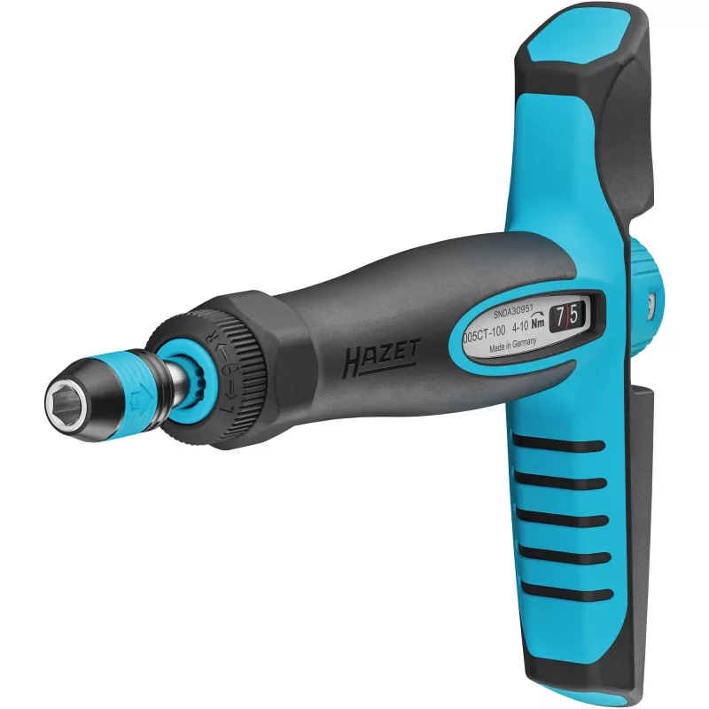 Momentschroevendraaier 6005CT-100 (zwart/blauw, 4 - 10 Nm, 1/4 bithouder, T-greep)