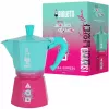 Moka-pot Bialetti 0005393 aluminium blauw roze