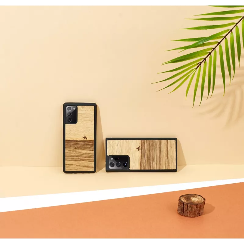 Beschermhoes Man and Wood Galaxy Note 20 — terra zwart
