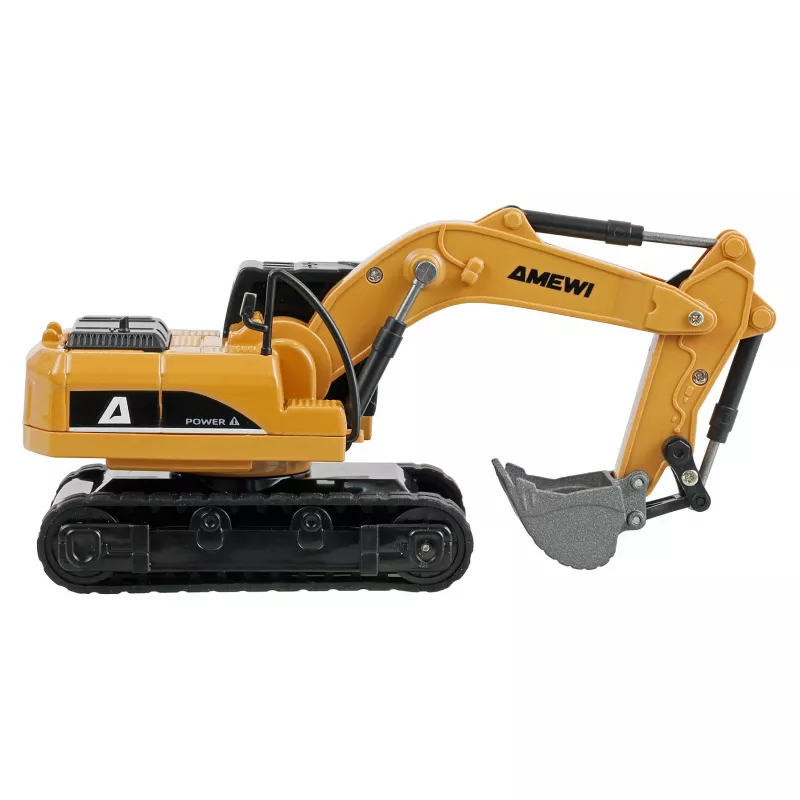 Graafmachine RC-model Amewi 22744 schaal 1:64, elektromotor, LiPo 200 mAh, voor kinderen vanaf 6 jaar