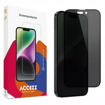 Privacy beeldschermbeschermglas GUAN voor Apple iPhone 16 Pro Max antireflecterend privacyfilter