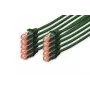 DIGITUS CAT 6 S/FTP patchkabelset DK-1644-010-G-10, 1 m, groen, 10 stuks