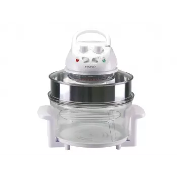 Elektrische stoomkoker Beper BF.640 2 verdiepingen, instelbare timer, tafelstoomkoker