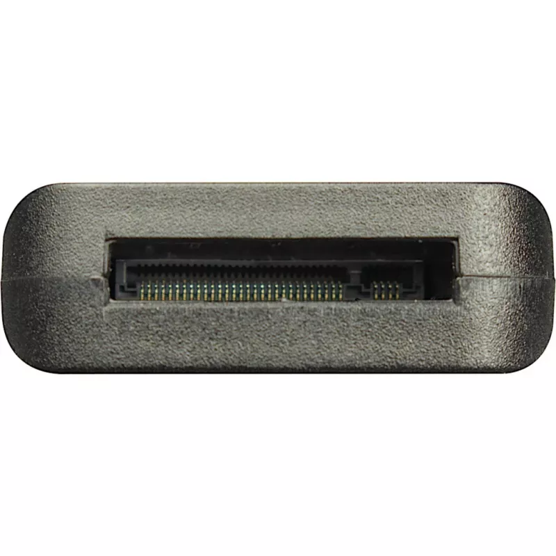 Inter-Tech K-1696-P2 USB-C-naar-M.2-SSD-adapter, USB 3.2 Gen 2 (10 Gbit/s), PCIe NVMe en SATA, zwart