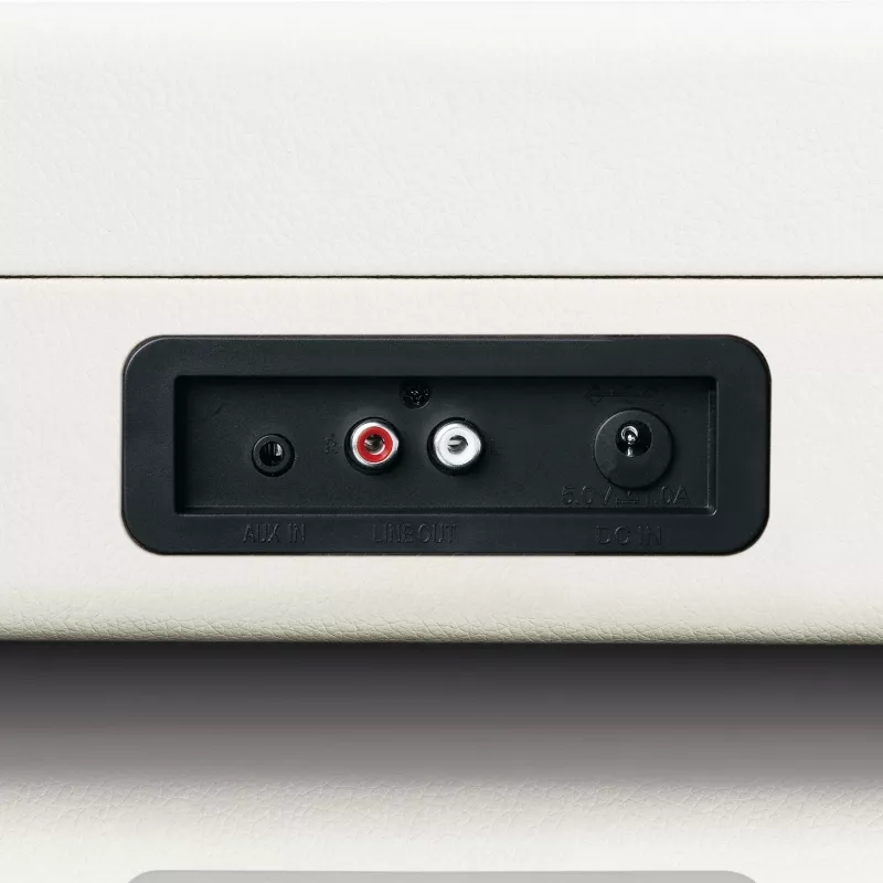Lenco TT-115CR platenspeler met riemaandrijving, Bluetooth, USB-A, 3,5 mm koptelefoonaansluiting, 4 W RMS, crème