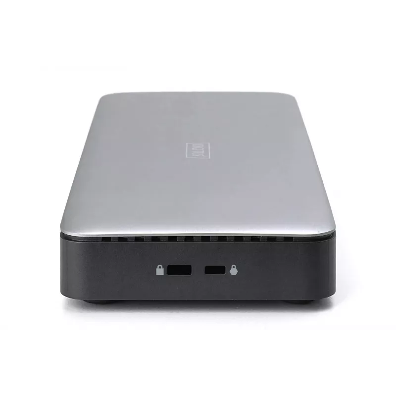 Digitus DA-70918 USB-C-dockingstation, 13 poorten, 3x HDMI, 2x DP, 4x USB-A, 1x USB-C, RJ-45 1GbE, SD, audio, 150 W