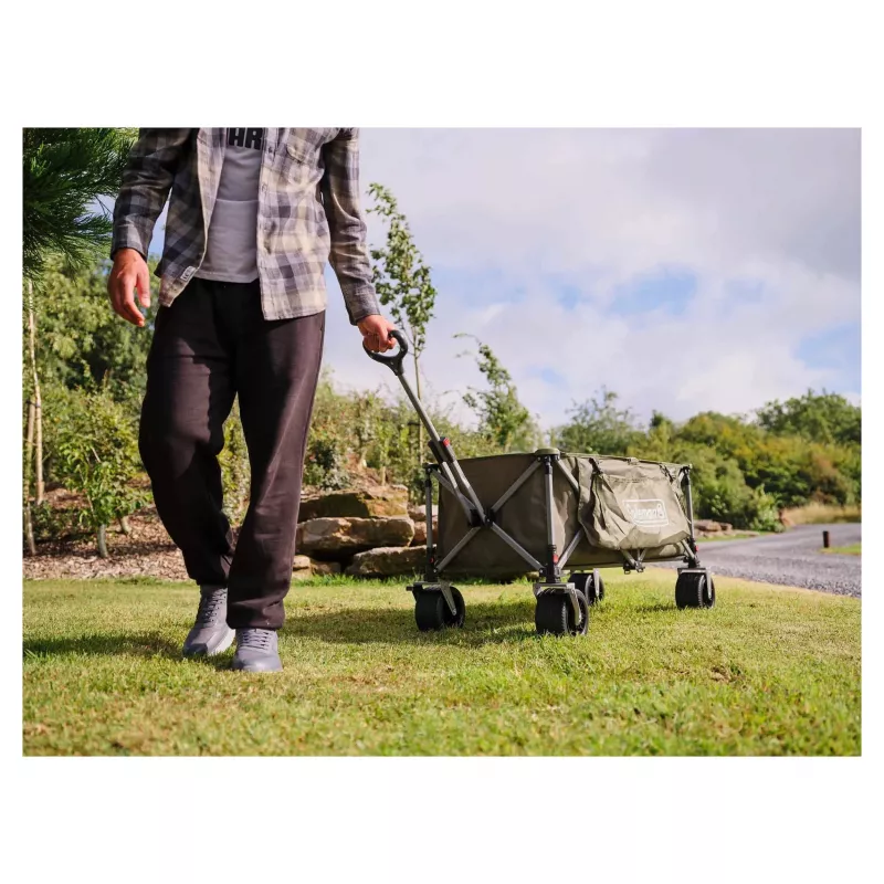Campingtrolley COLEMAN 2226531 — 132 L, polyester hoes, stalen frame, 1160×600 mm
