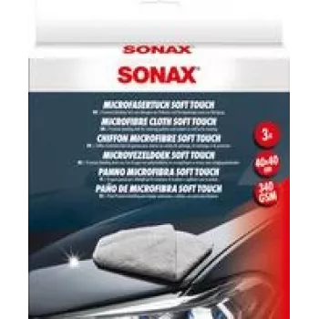 Sonax microvezeldoek Soft Touch 40 x 40 cm 3 stuks (04510000)