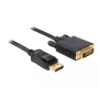 Kabel DeLOCK DisplayPort naar DVI 24+1 St/St 2m