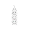 Tracer PowerCord verlengsnoer, 3 stopcontacten, 3 m, wit