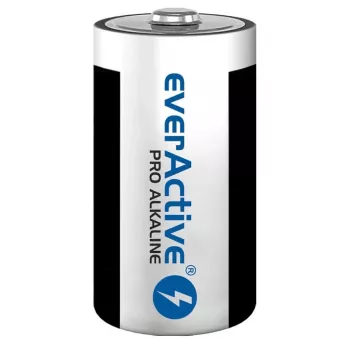 Alkalinebatterijen everActive Pro Alkaline LR20 D - blisterkaart 2 stuks