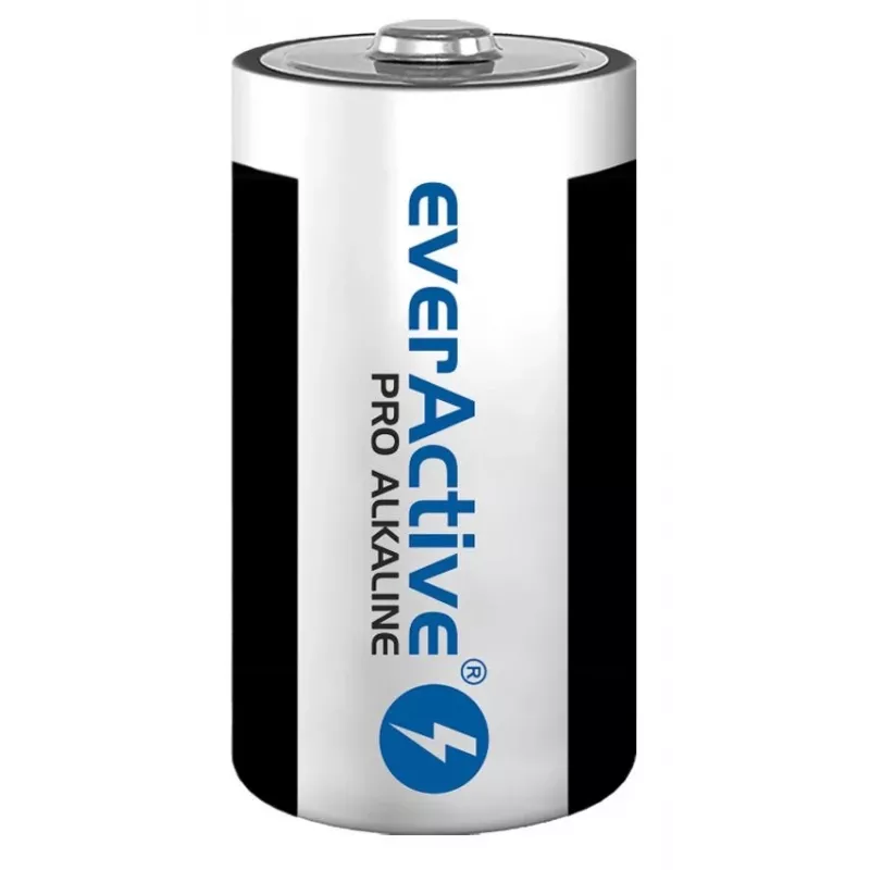 Alkalinebatterijen everActive Pro Alkaline LR20 D - blisterkaart 2 stuks