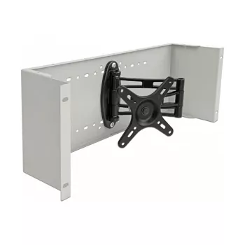 Montagearm voor flatscreen DeLOCK 19 inch monitorarm grijs 10 kg draagvermogen
