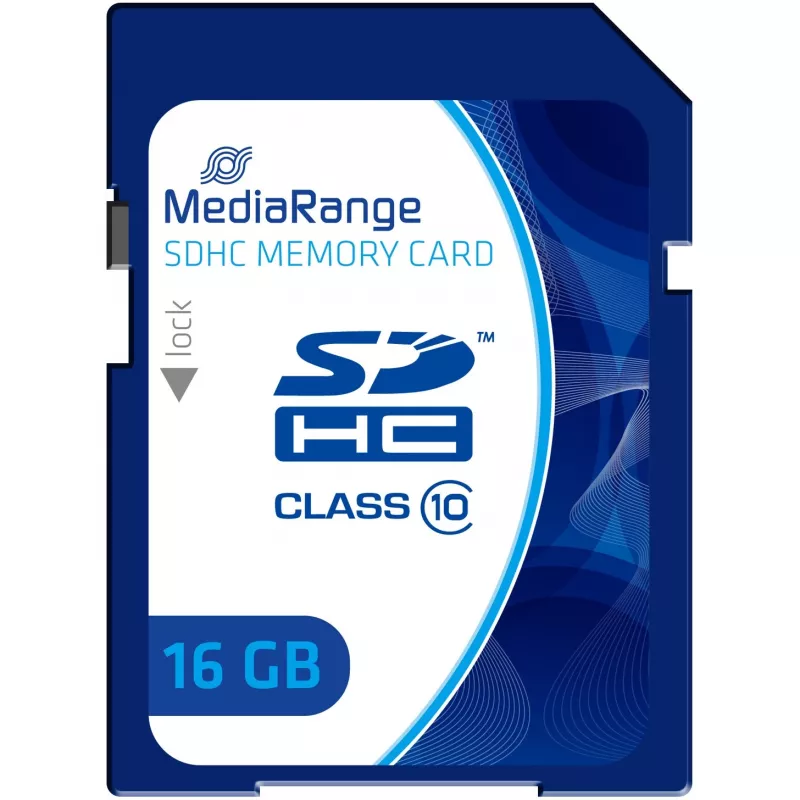 Geheugenkaart MediaRange 16GB SDHC Class 10 MR963