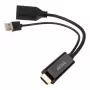 HDMI-naar-DisplayPort-adapterkabel Akasa AK-CBHD24-25BK