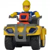 Simba Brandweerman Sam Mercury-quad met figuur, speelgoedvoertuig