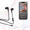 LogiLink USB-C audio-adapter USB-C/M naar 2x USB-C/F 60W PD wit