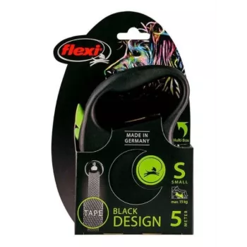 FLEXI Black Design S - rolriem - 5 m