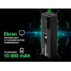 Draagbare powerbank TRACER Quant 10000 mAh Li-Ion, PD & QC3.0, 3 aansluitingen (2×USB-C, 1×USB-A), 100W, zwart