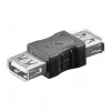 Microconnect USBAFAF kabeladapter USB A zwart