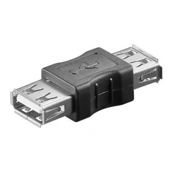 Microconnect USBAFAF kabeladapter USB A zwart