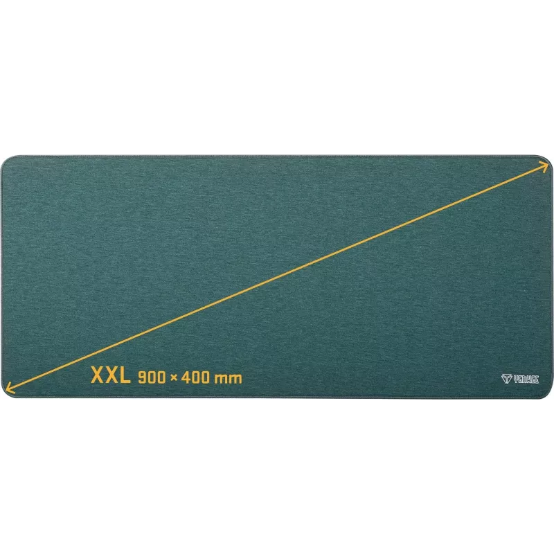 Onderlegger voor muis en toetsenbord YENKEE YPM 9040GN Office XXL