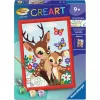 Schilderen-op-nummer-set Ravensburger CreArt gelukkig hert — genummerde canvas-schilderset