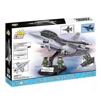 Bouwset Cobi F-16D Fighting Falcon, 436 onderdelen, schaal niet vermeld