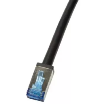 Netwerkkabel LogiLink CQ7093S RJ-45 Cat6a 10 m zwart