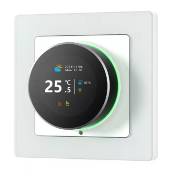 Slimme thermostaat Avatto WT20R-EH-16A-W-WiFi – Wi‑Fi-bediening, 16A-relais, wit