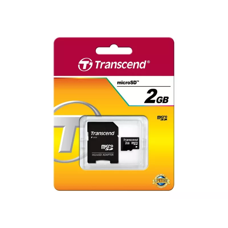 Transcend 2GB MicroSD TS2GUSD flashkaart