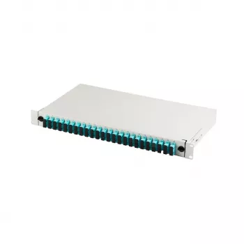 Patchpaneel A-LAN DN-96422/3 24x SC duplex OM3 grijs